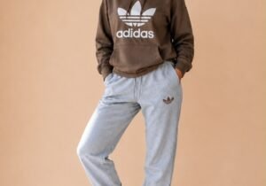 Conjunto Deportivo Chocolate & Gris Melange